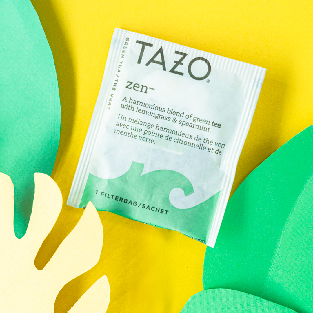 Green Tazo Green Tea carousel